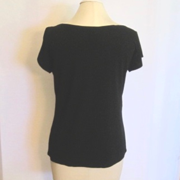 Eileen Fisher Short Sleeve Silk Top - Picture 3 of 5